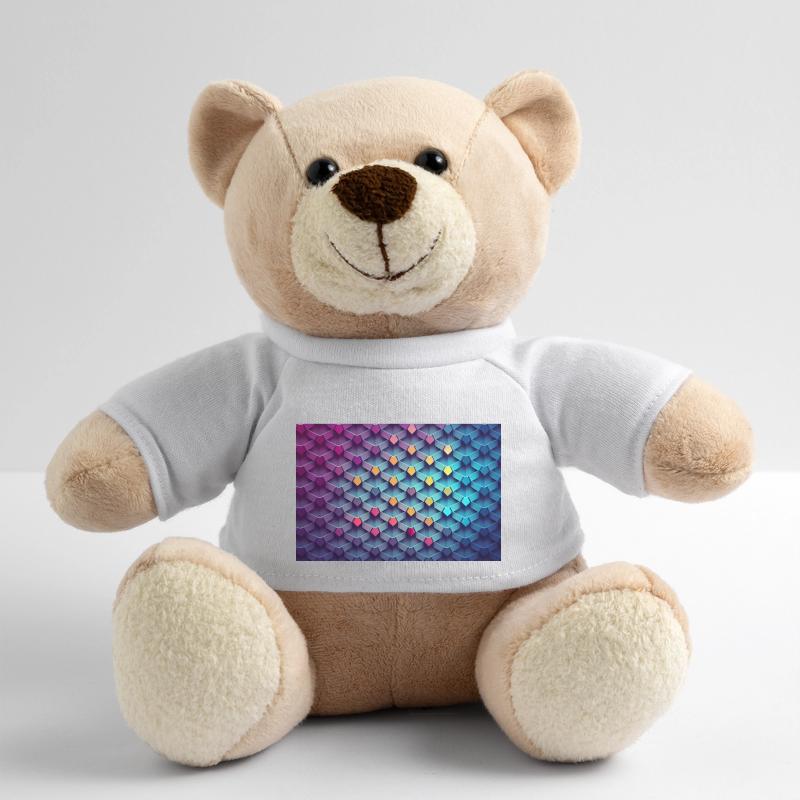 Abstraktes Pattern Teddy