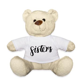 Sisters - Teddy Bear - white - Front