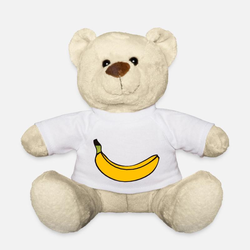 Banane 7 A - Teddy - Weiß