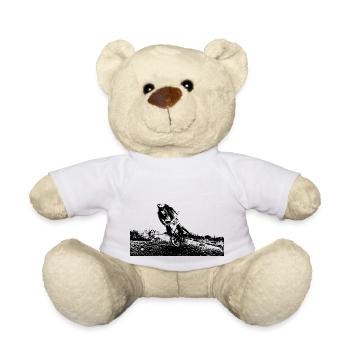 BMX Bicross Rennen Old School - Teddy - Weiß - Vorne