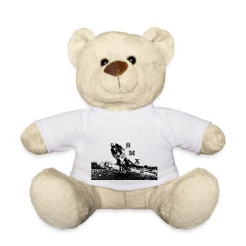 bmx race racing vtt motocross - Nounours - blanc - Devant