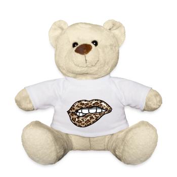Lèvres de léopard - Nounours - blanc - Devant