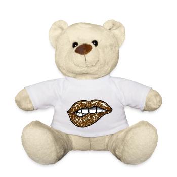 Lèvres de léopard - Nounours - blanc - Devant