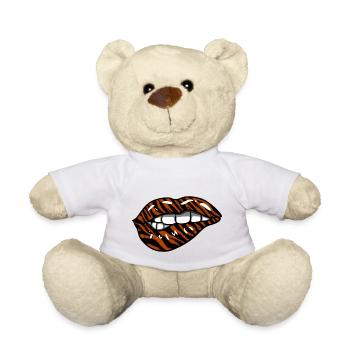 Lèvres de tigre - Nounours - blanc - Devant