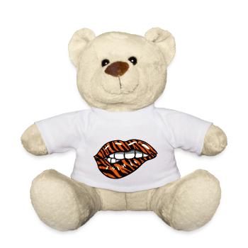 Lèvres de tigre - Nounours - blanc - Devant