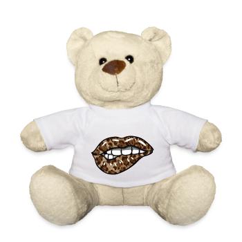 Lèvres de léopard - Nounours - blanc - Devant