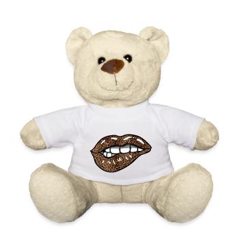 Lèvres de léopard - Nounours - blanc - Devant
