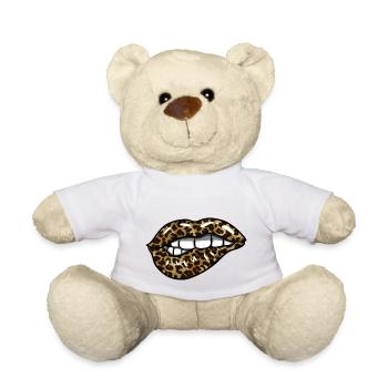 Lèvres de léopard - Nounours - blanc - Devant
