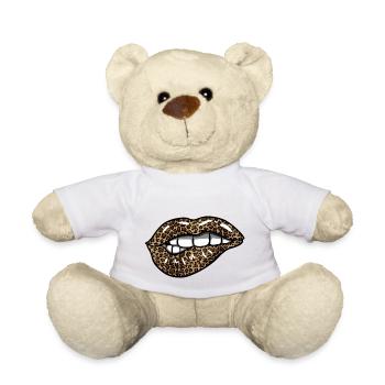 Lèvres de léopard - Nounours - blanc - Devant