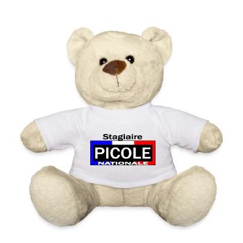 Picole Nationale Stagiaire - Nounours - blanc - Devant