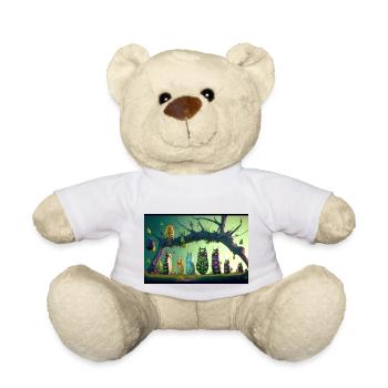 Raupen ( gezeichnet Kinder still ) - Teddy - Weiß - Vorne
