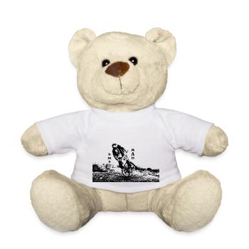 BMX Race Racing MTB Motocross MTB Bike RAD - Teddy - Weiß - Vorne