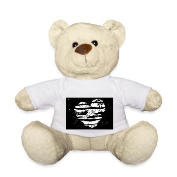 COCAINE HEART. Love goes through the nose. - Teddy Bear - white - Front