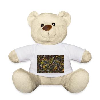Buntes Farbmosaik - Teddy - Weiß - Vorne