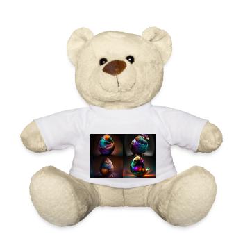 chickens egg colored - Teddy Bear - white - Front
