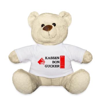 Kassenbongucker - Teddy - Weiß - Vorne