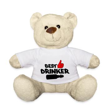 best drinker - Teddy - Weiß - Vorne