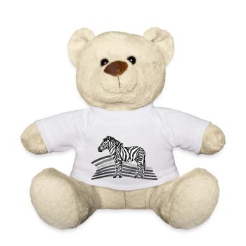 Zebra - Teddy - Weiß - Vorne