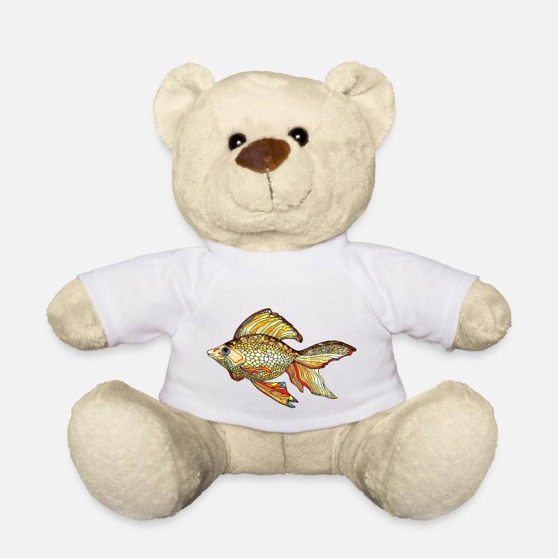 Poisson - Nounours - blanc