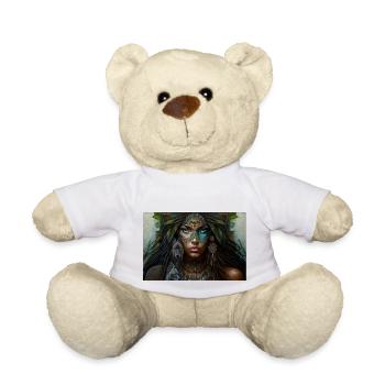 Neo Indianerin Voodoo Geschenk - Teddy - Weiß - Vorne
