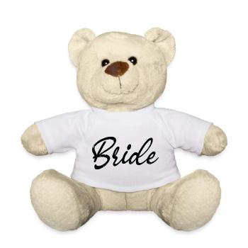 Braut Passende Verlobung Braut Dusche Hochzeit - Teddy - Weiß - Vorne