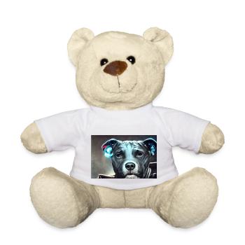Sci-Fi Pitbull - Teddy - Weiß - Vorne