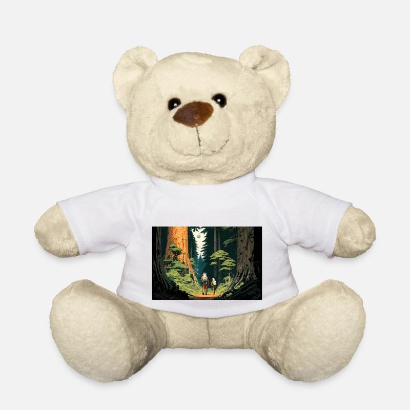 Interstelar in the woods - Teddy Bear - white