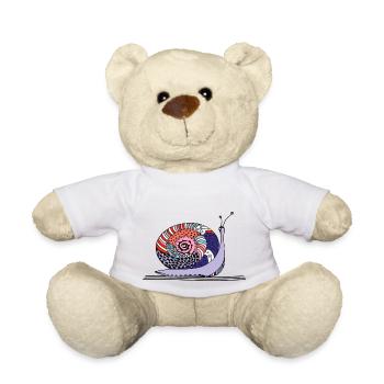Schnecke - Teddy - Weiß - Vorne