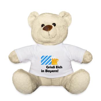 Griaß Eich - Bayern Heimatliebe - Teddy - Weiß - Vorne