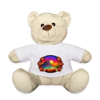 Spring mountains - Teddy Bear - white - Front