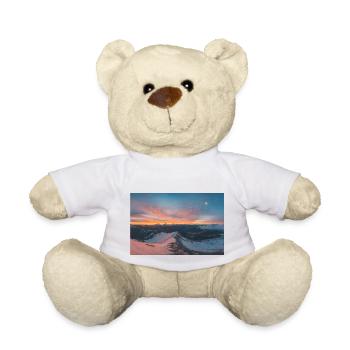 Alpine sunrise on Agrafa mountains - Teddy Bear - white - Front