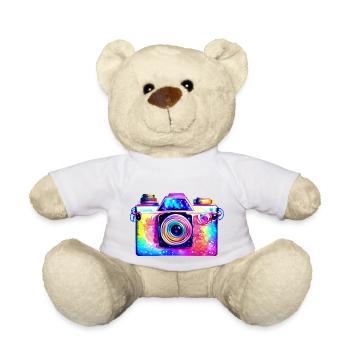 Photographer Funny Photographers Photographing Camera - Teddy Bear - white - Front
