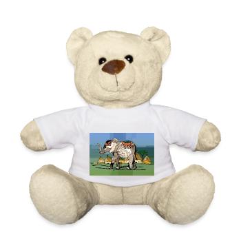 Éléphant - Nounours - blanc - Devant