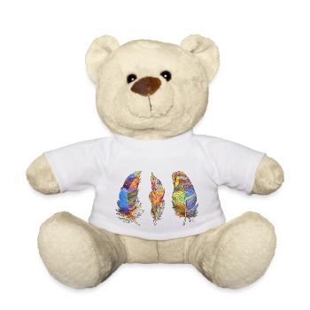 Feder - Teddy - Weiß - Vorne