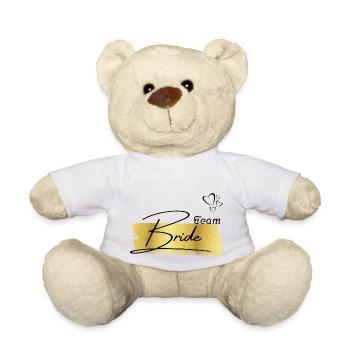 Bride gold-team bride - Teddy Bear - white - Front