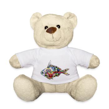 Poisson - Nounours - blanc - Devant