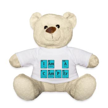 Je suis campeur - Nounours - blanc - Devant
