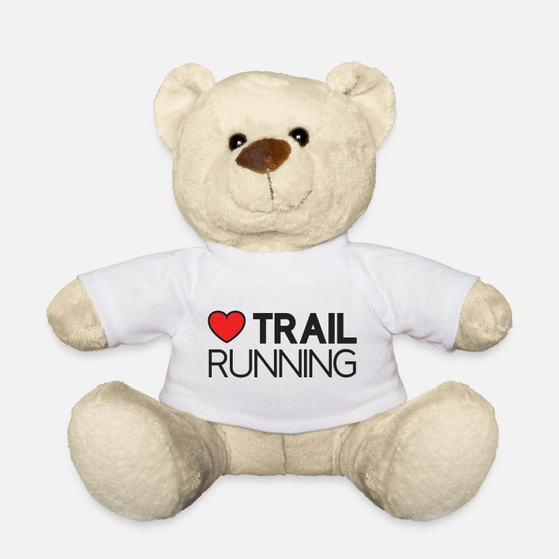 J’adore le trail running - Nounours - blanc