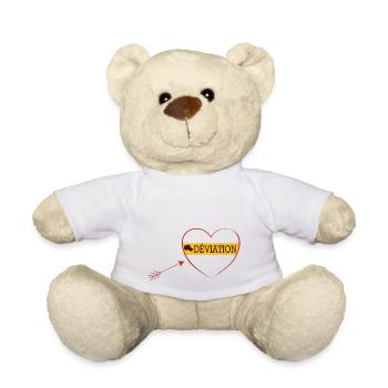 logo Déviation - Nounours - blanc - Devant
