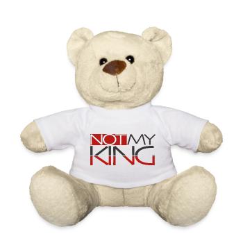 NotMyKing - Teddy Bear - white - Front