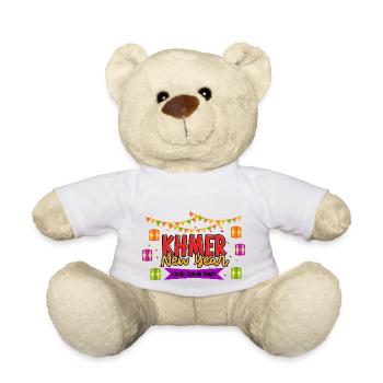 Cambodge Khmer Nouvel An Choul Chnam I Cadeau - Nounours - blanc - Devant