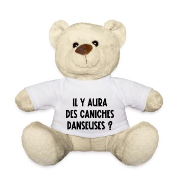 il y aura des caniches danseuses ? - Nounours - blanc - Devant