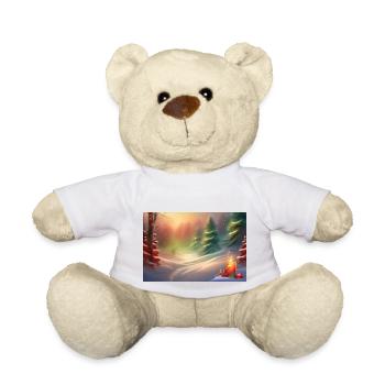 Rêverie de Noël - Nounours - blanc - Devant