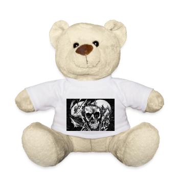 Halloween skull - Teddy Bear - white - Front