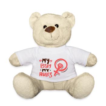 L’émancipation du pouvoir des femmes - Nounours - blanc - Devant