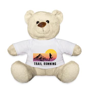 Trail Run Ultra Running Trekking en montagne - Nounours - blanc - Devant