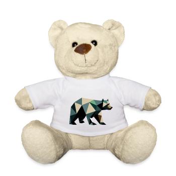Ours, Polygone, Angulaire, Randonnée, Arbres, Animaux, Nature Sauvage, Nature - Nounours - blanc - Devant