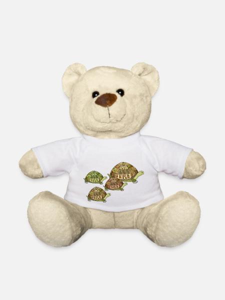 Schildkröten - Teddy - Weiß