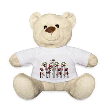 Blumen - Teddy - Weiß - Vorne