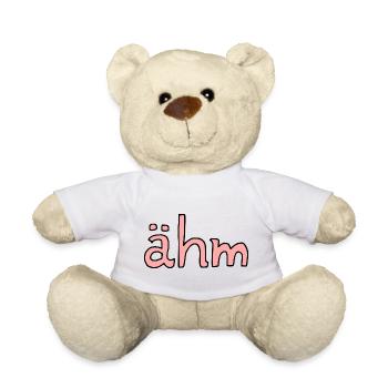 ähm - Teddy - Weiß - Vorne